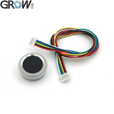 Grow R502-F IP65 impermeável pequeno DC3.3V RGB LED Diâmetro 21.5mm SH1.0-6pin módulo de impressão digital redonda capacitiva