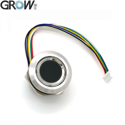 Crescer R503 Novo Indicador Circular Redondo RGB Anel LED Controle DC3.3V Módulo de Impressão Digital Capacitivo Sensor Scanner
