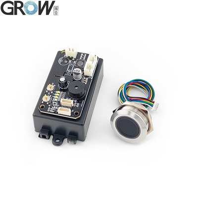 GROW KS220-S+R558 DC12V Dois relés Painel de controle de acesso de impressão digital com auto-bloqueio / ignição / modo jog com administrador / usuário