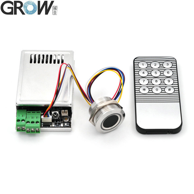 GROW KL216+R503 Saída de relé Painel de controlo de acesso de impressão digital Controle remoto com modo jogging/modo ignição/modo auto-bloqueio