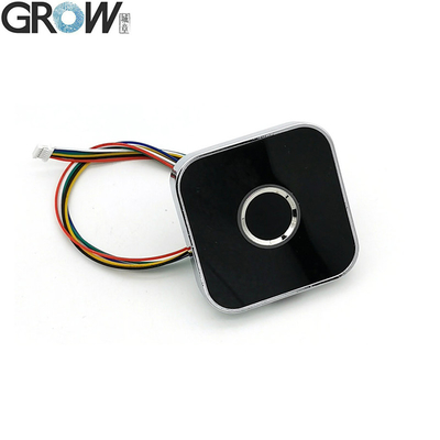 GROW R502-AW Anel redondo de liga de zinco LED controle DC3.3V capacitivo sensor de impressão digital